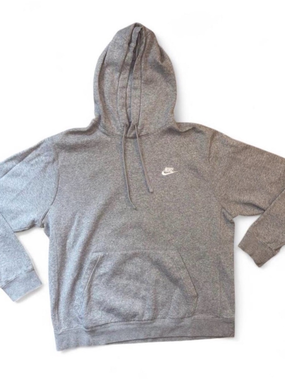 Nike Gray Hooded Pullover Sweatshirt
